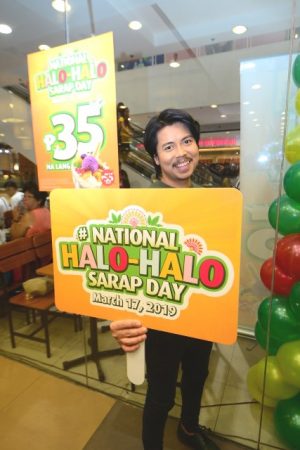 Mang Inasal National Halo halo Day Empoy