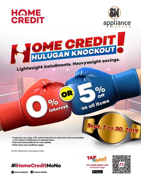 Home Credit Knockout Hulugan Promo