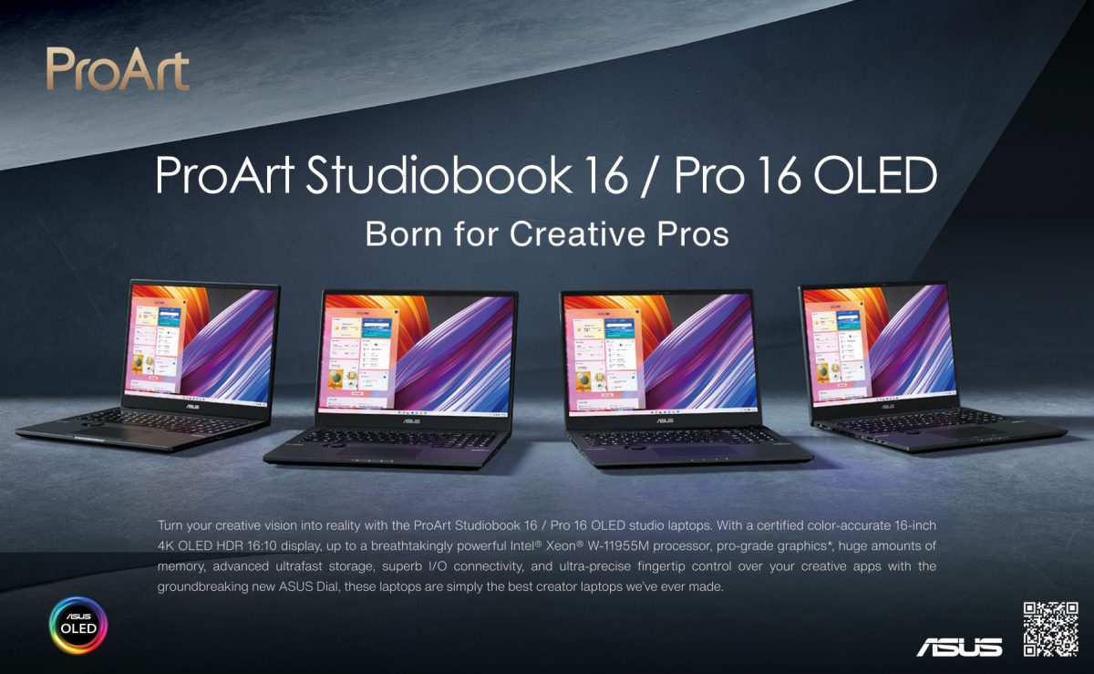 ASUS ProArt StudioBook Pro 16 and StudioBook 16 OLED