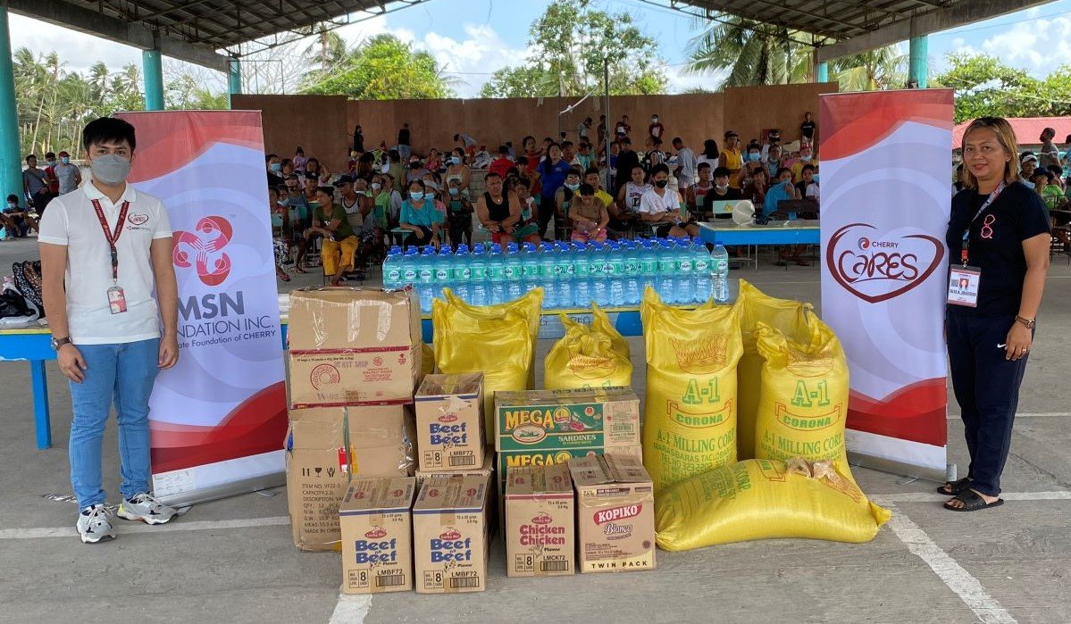 Cherry-Cares-Donation-for-Typhoon-Agaton-Victims