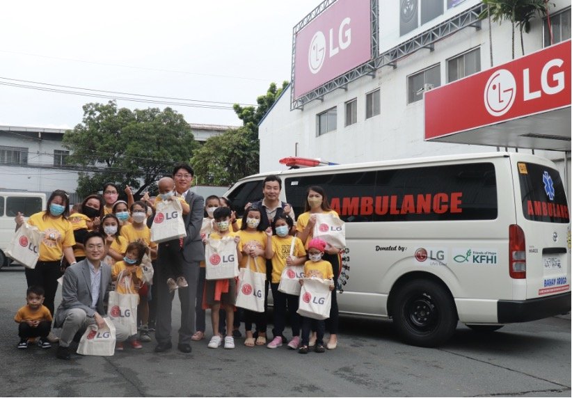 LG Donated Ambulance to Bahay Aruga