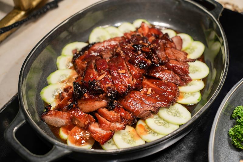 Taiwan BBQ Pork with Osmanthus and Honey Sauce