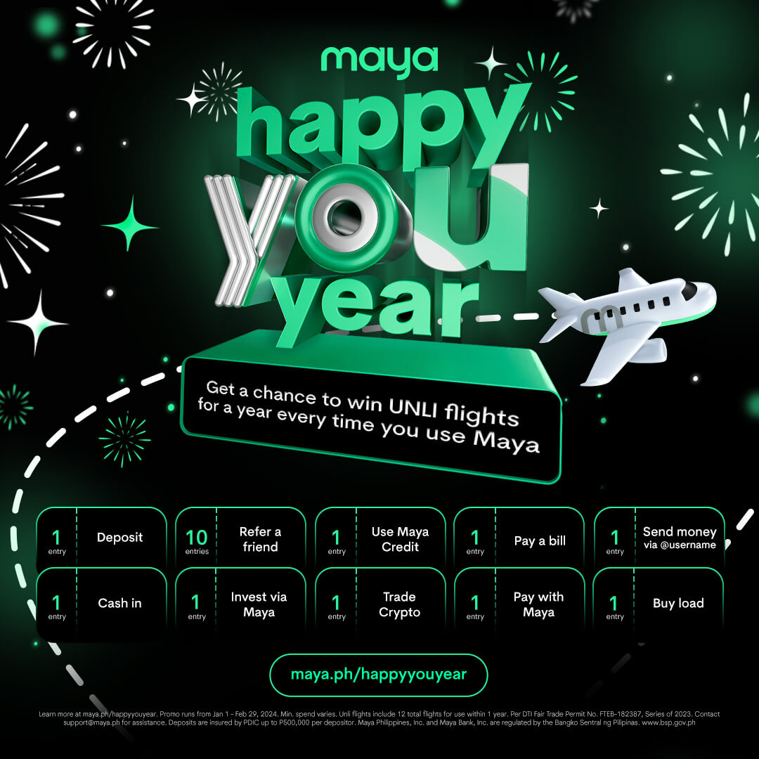 Get banked with Maya and unlock a Year of Jet-Setting Adventures