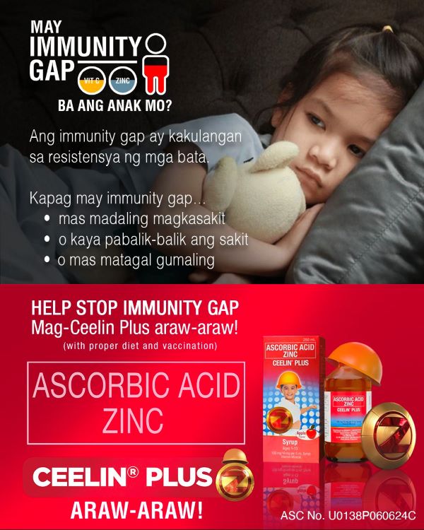 CEELINPLUS Why Vitamin C and Zinc are Important in Battling ‘Immunity Gap’ Among Kids