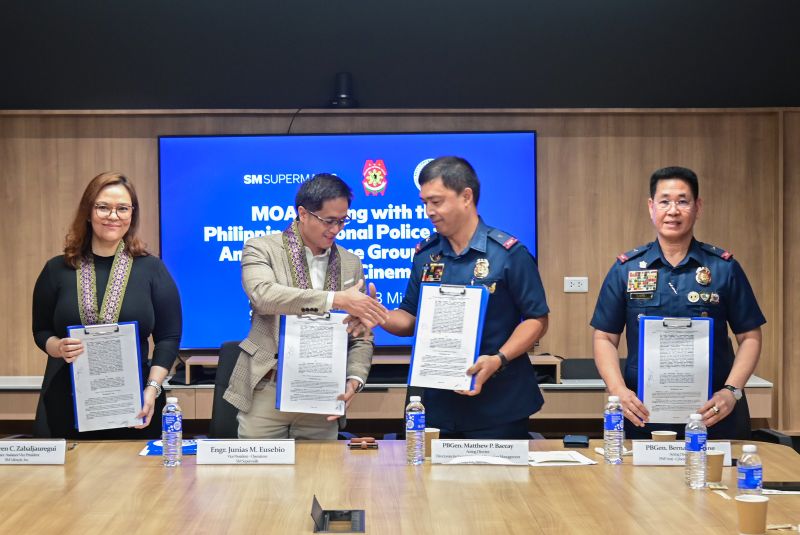 SM SUPERMALLS PNP ANTI-CYBERCRIME SECURITY