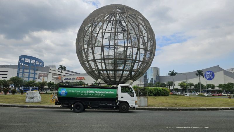SM SUPERMALLS Recycled water