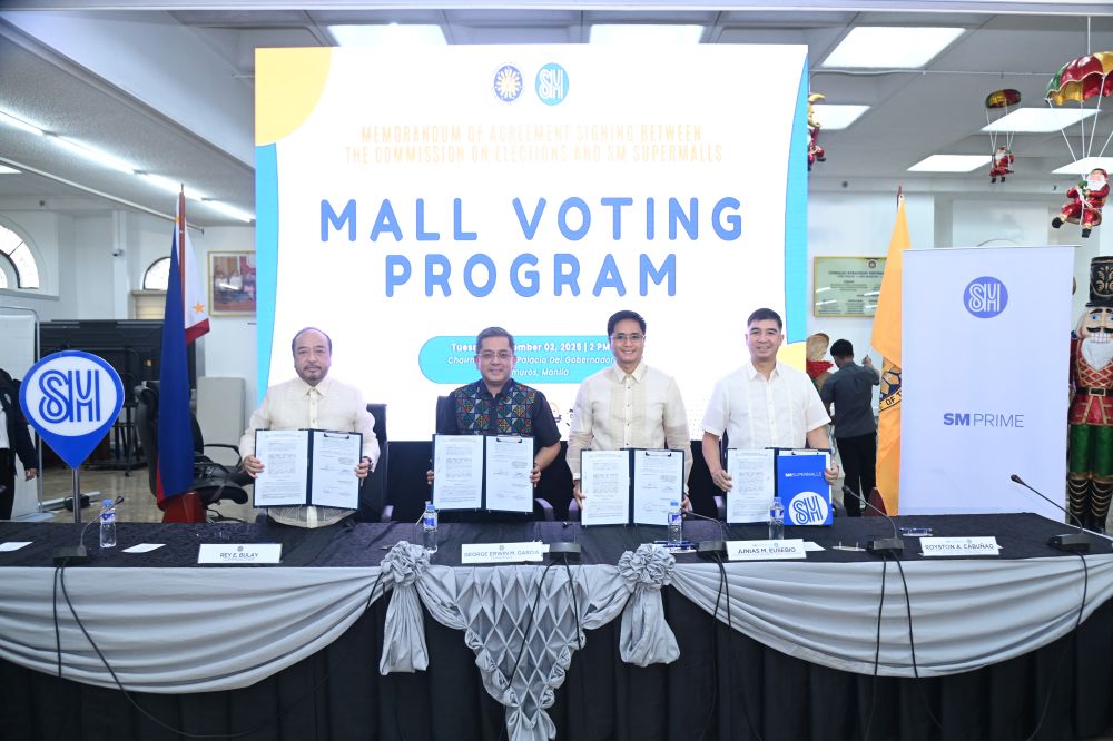 COMELEC AND SM SUPERMALLS