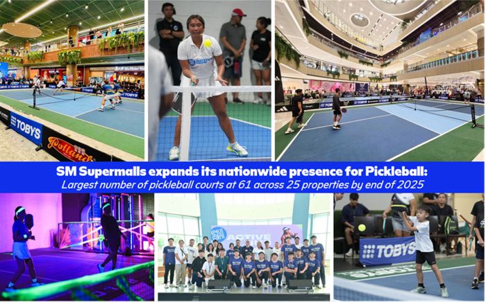 SM Supermalls expands its nationwide presence for Pickleball